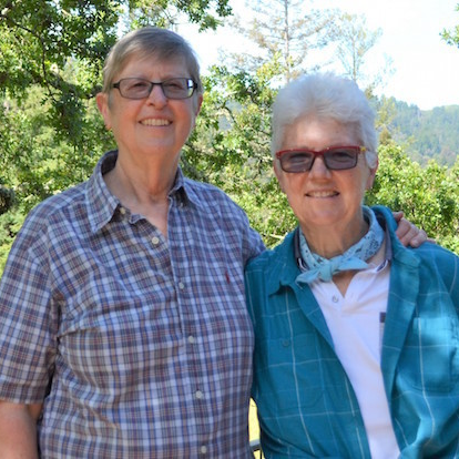 Iris Harrell and Ann Benson